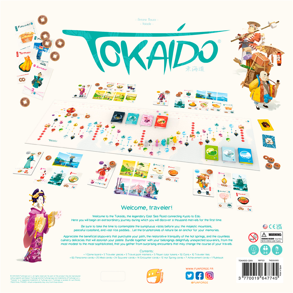 Fun Forge Tokaido: 10th Anniversary Edition - EN Obrázek