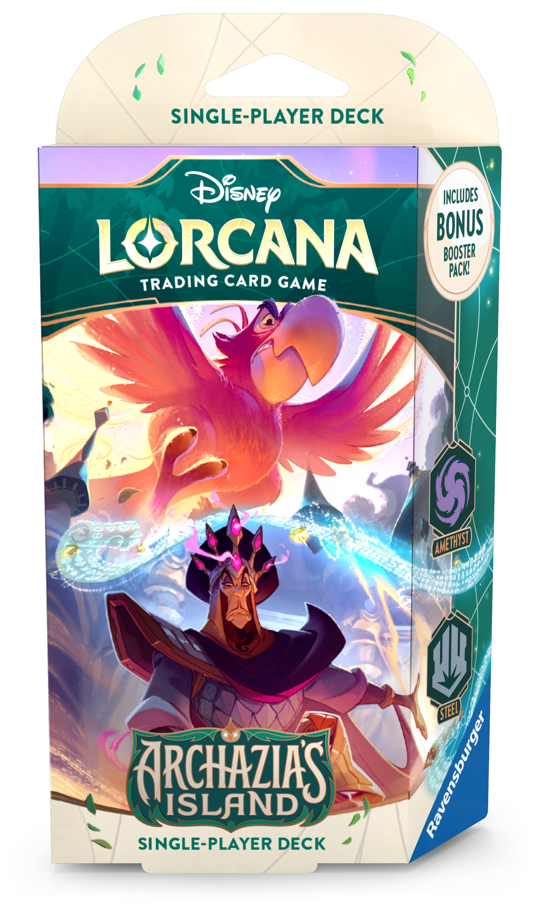 Ravensburger Disney Lorcana: Archazia's Island – Starter Deck Varianta: Amethyst & Steel