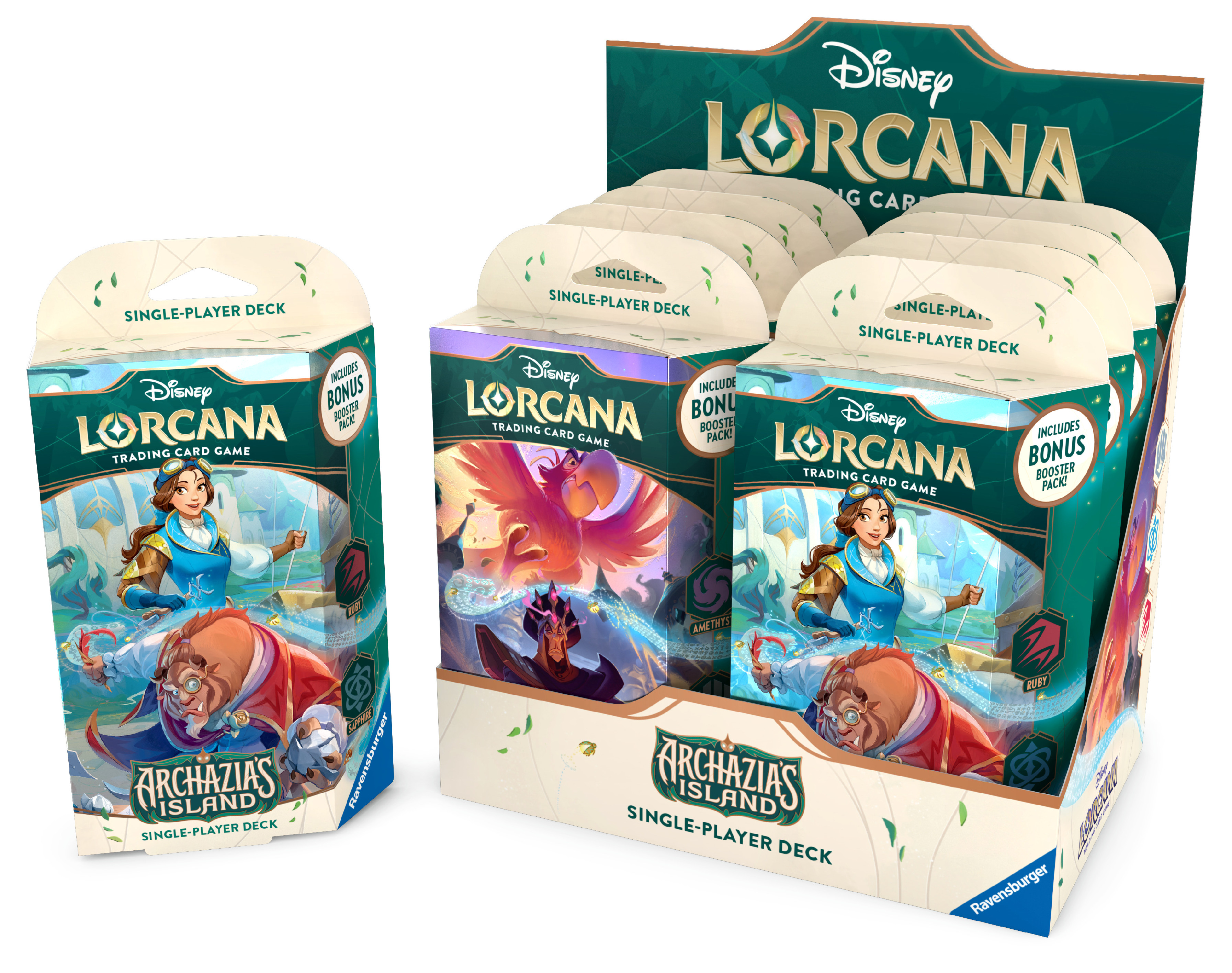 Ravensburger Disney Lorcana: Archazia's Island – Starter Deck Varianta: Ruby & Sapphire Obrázek