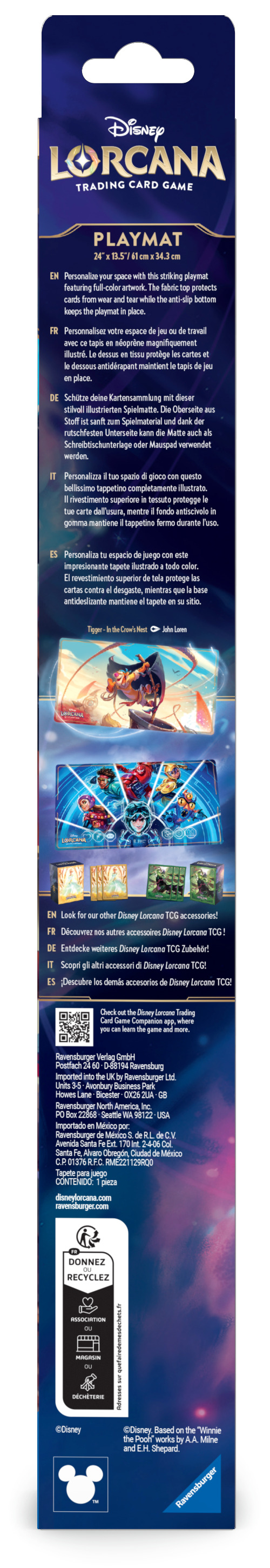 Ravensburger Disney Lorcana: Archazia's Island – Playmat (Tigger) Obrázek