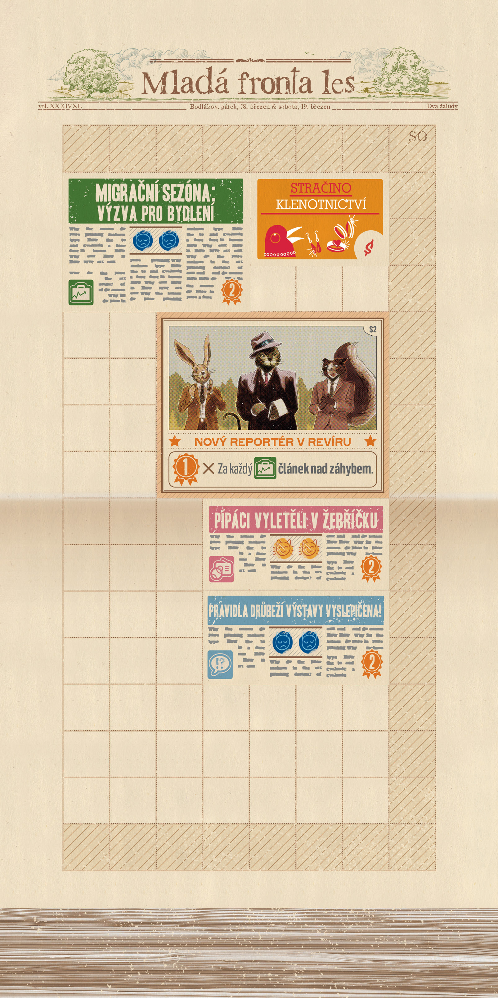 TLAMA games Les v pressu Obrázek