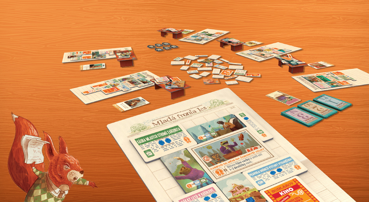 TLAMA games Les v pressu Obrázek