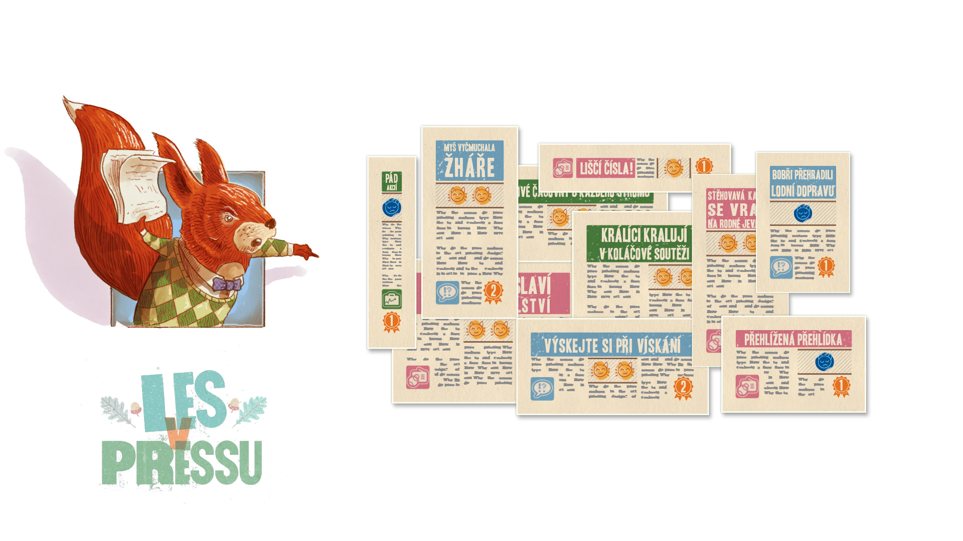 TLAMA games Les v pressu Obrázek