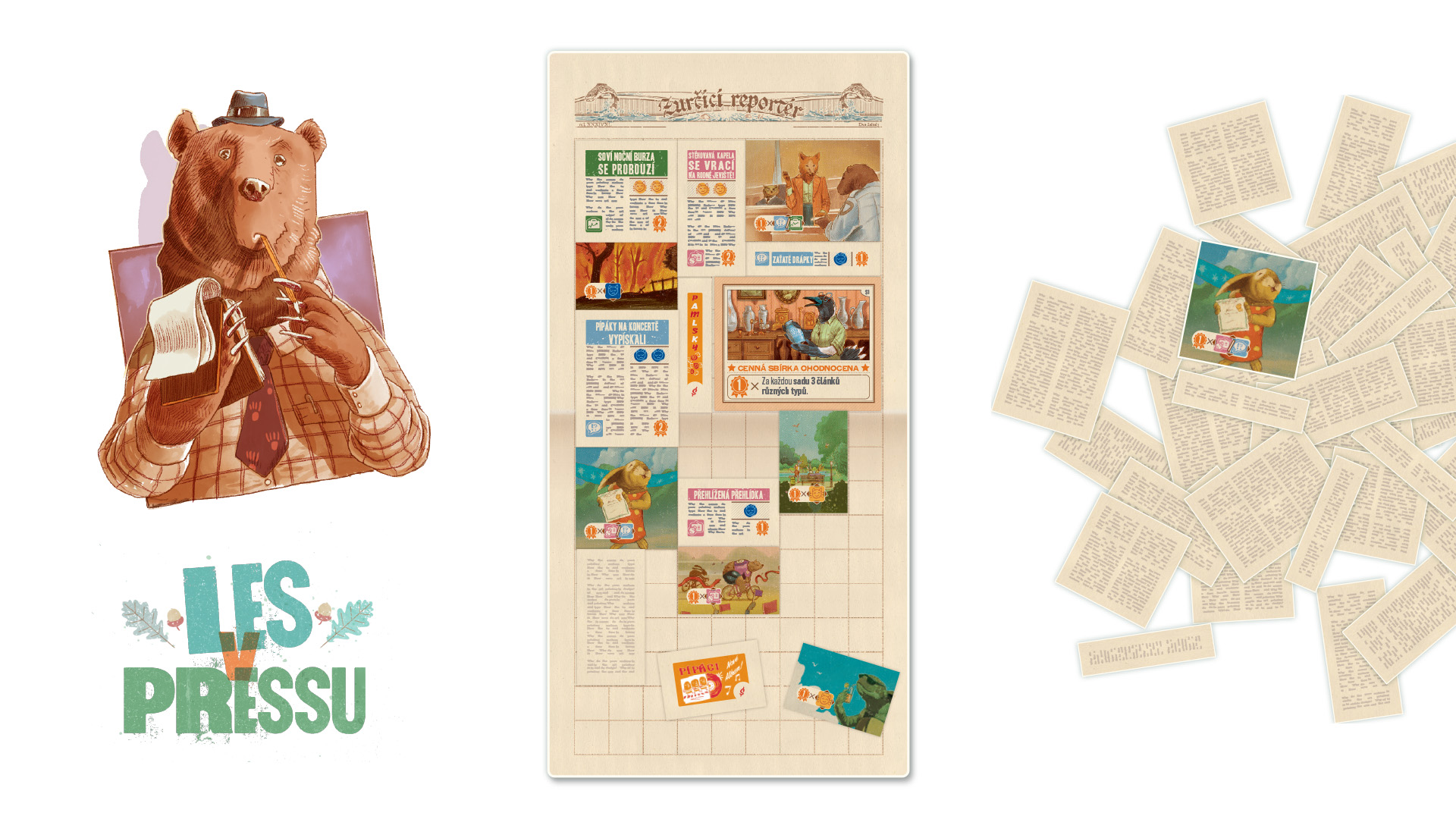 TLAMA games Les v pressu Obrázek