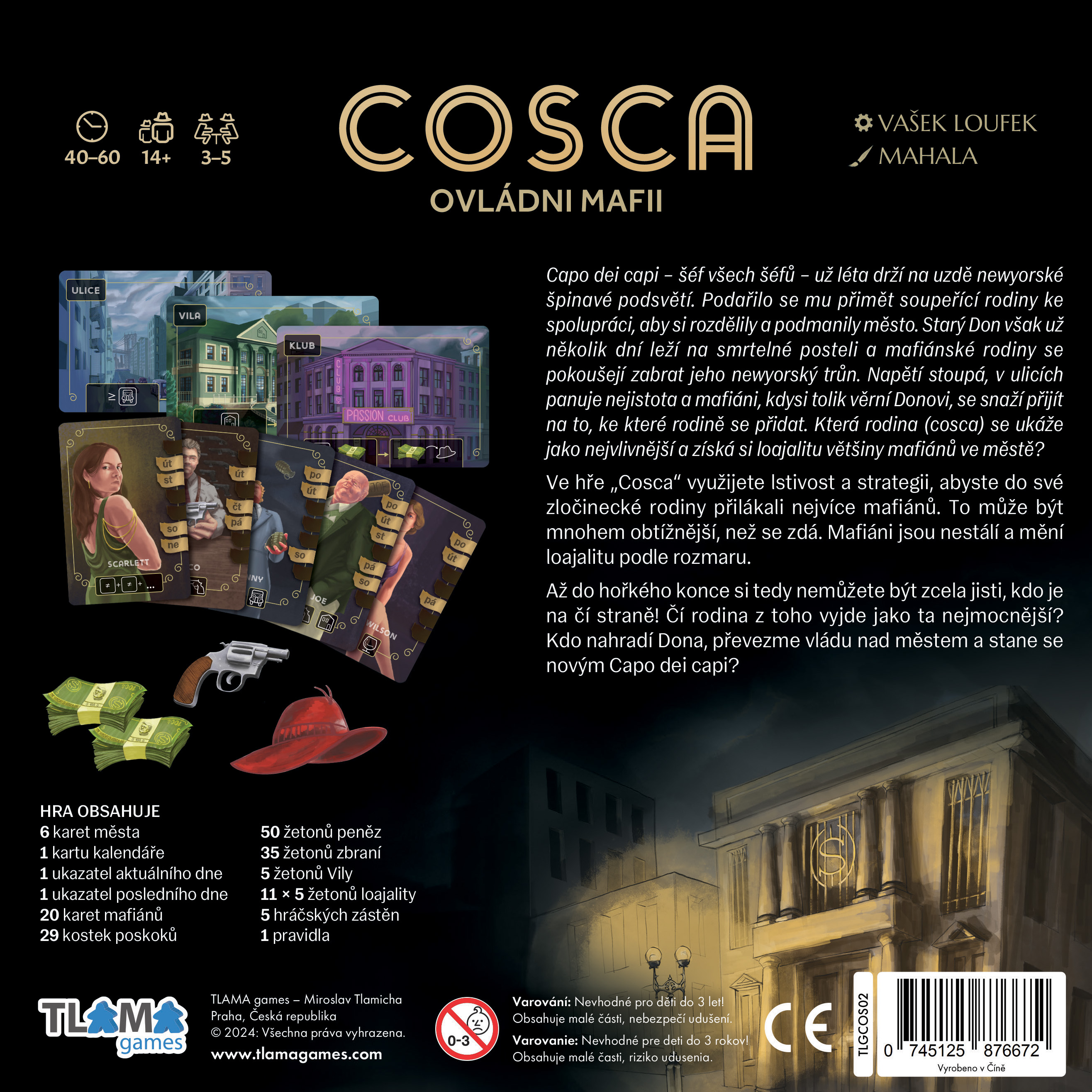 TLAMA games COSCA: Ovládni mafii Obrázek