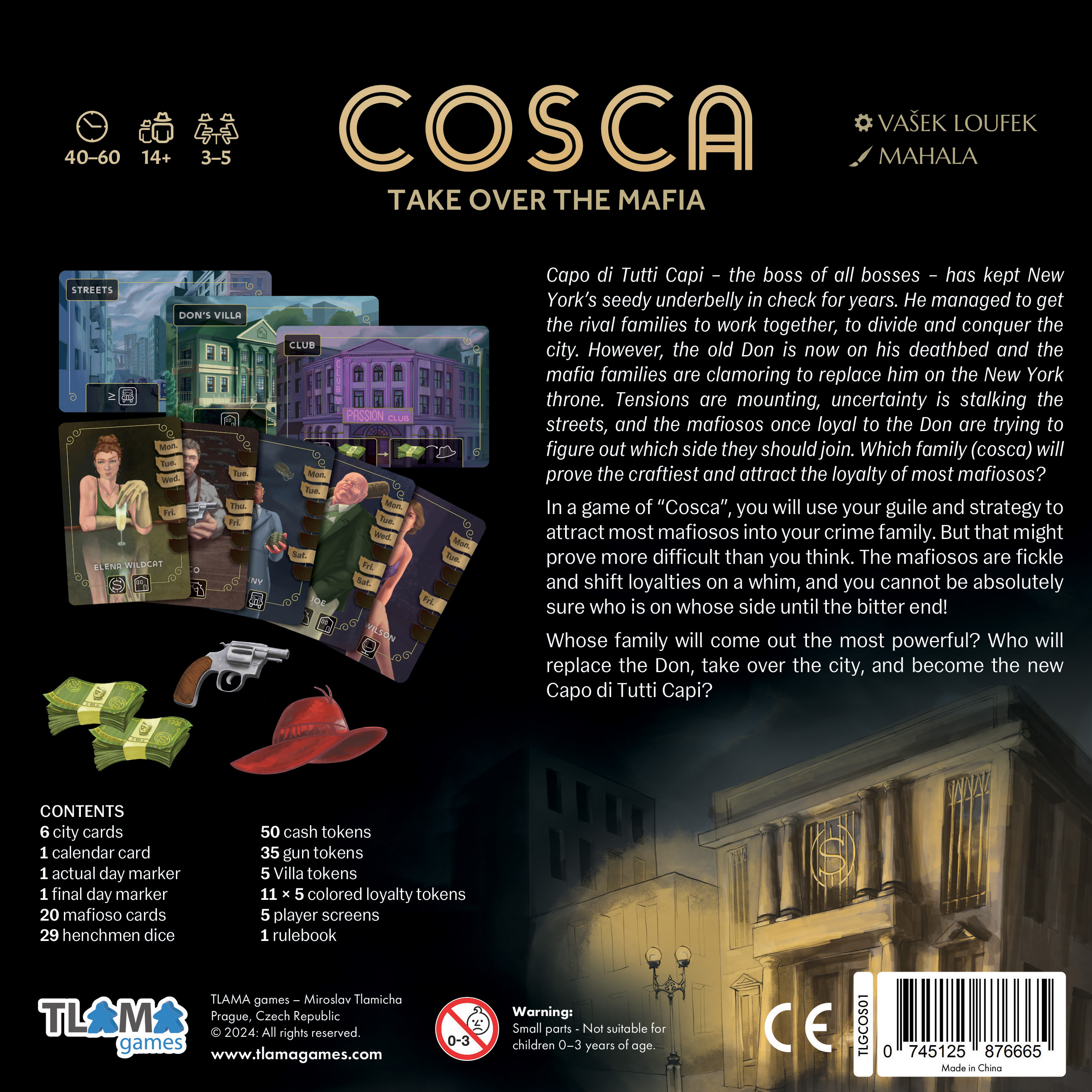 TLAMA games COSCA: Ovládni mafii Obrázek