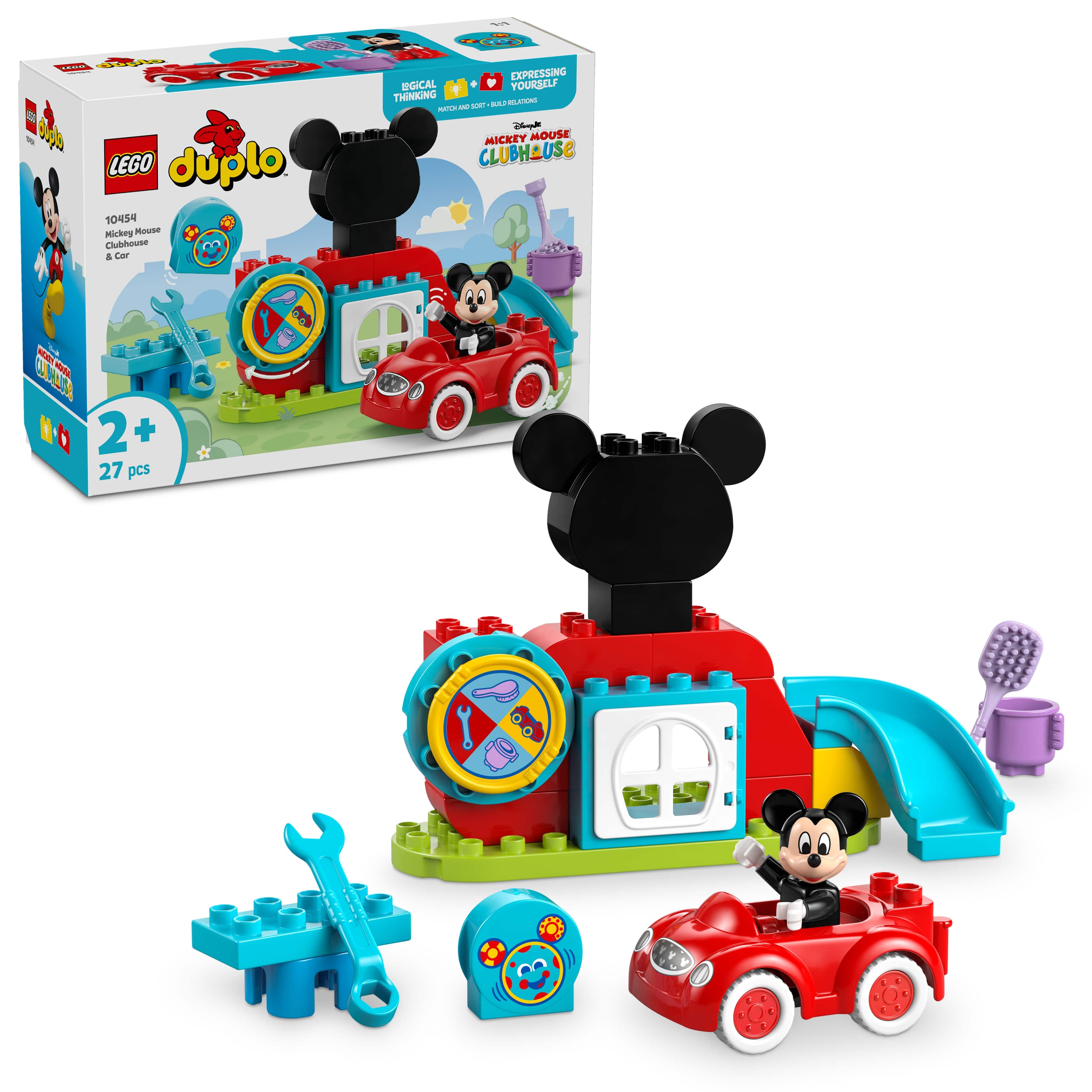 LEGO LEGO® DUPLO® Disney Mickeyho klubík a auto 10454 Obrázek