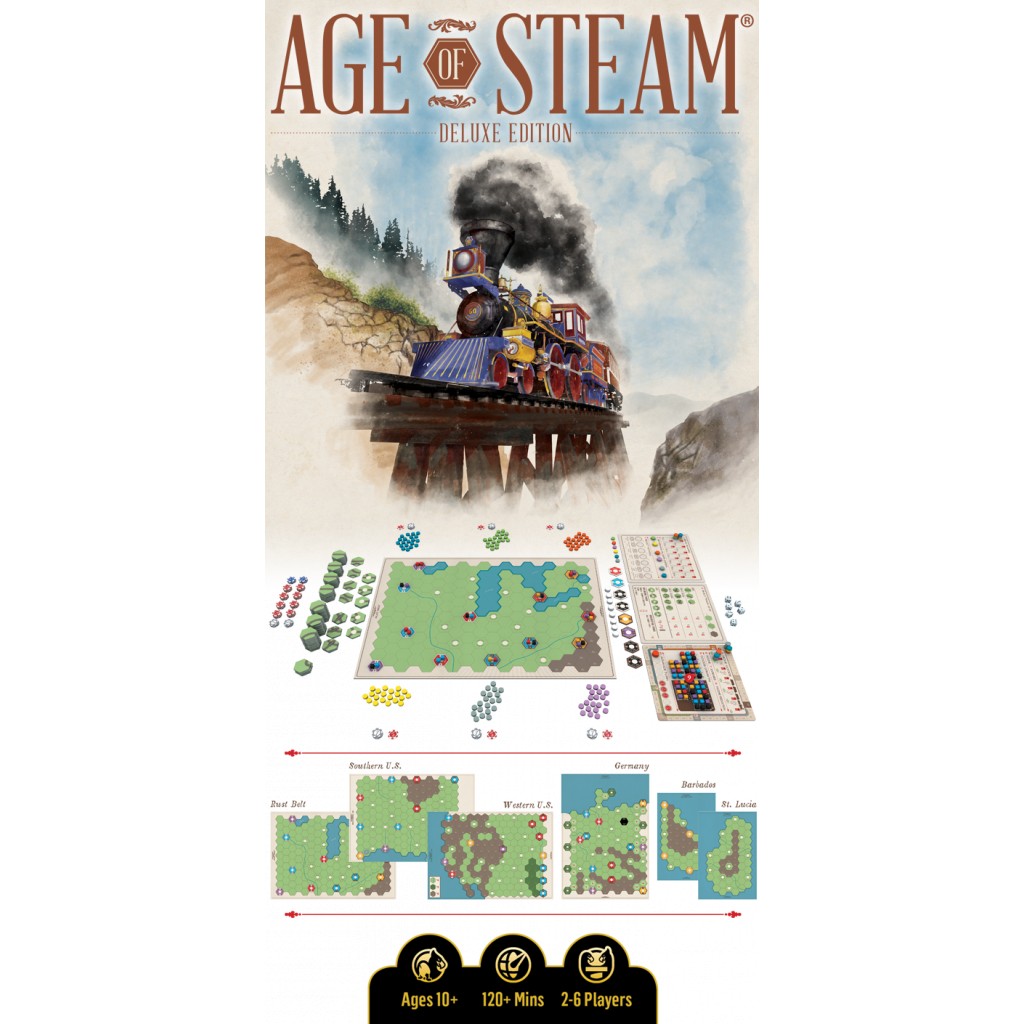 Eagle-Gryphon Games Age of Steam DELUXE Obrázek