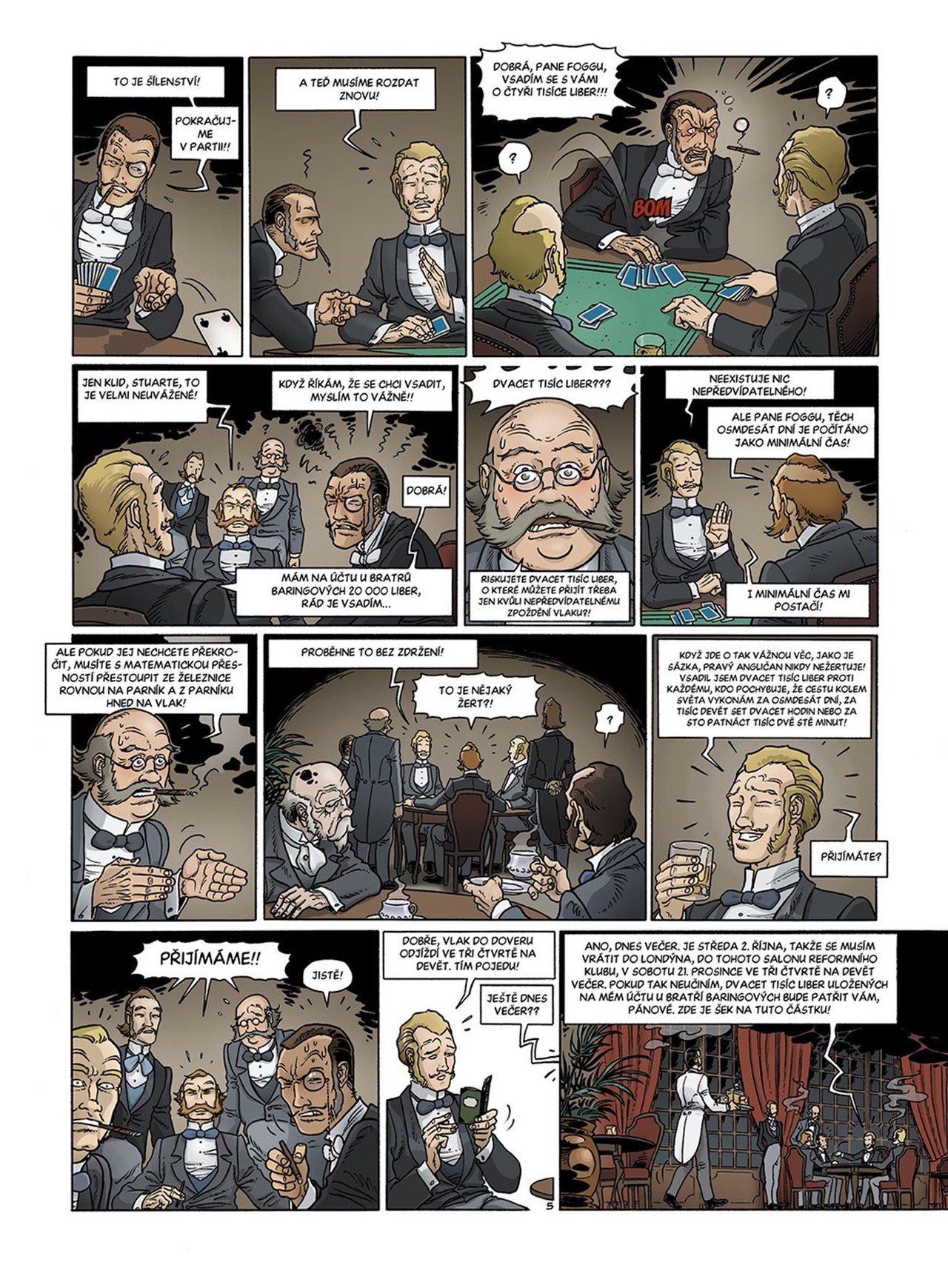 Slovart Cesta kolem světa za 80 dní - Velká díla světové literatury v komiksu Obrázek