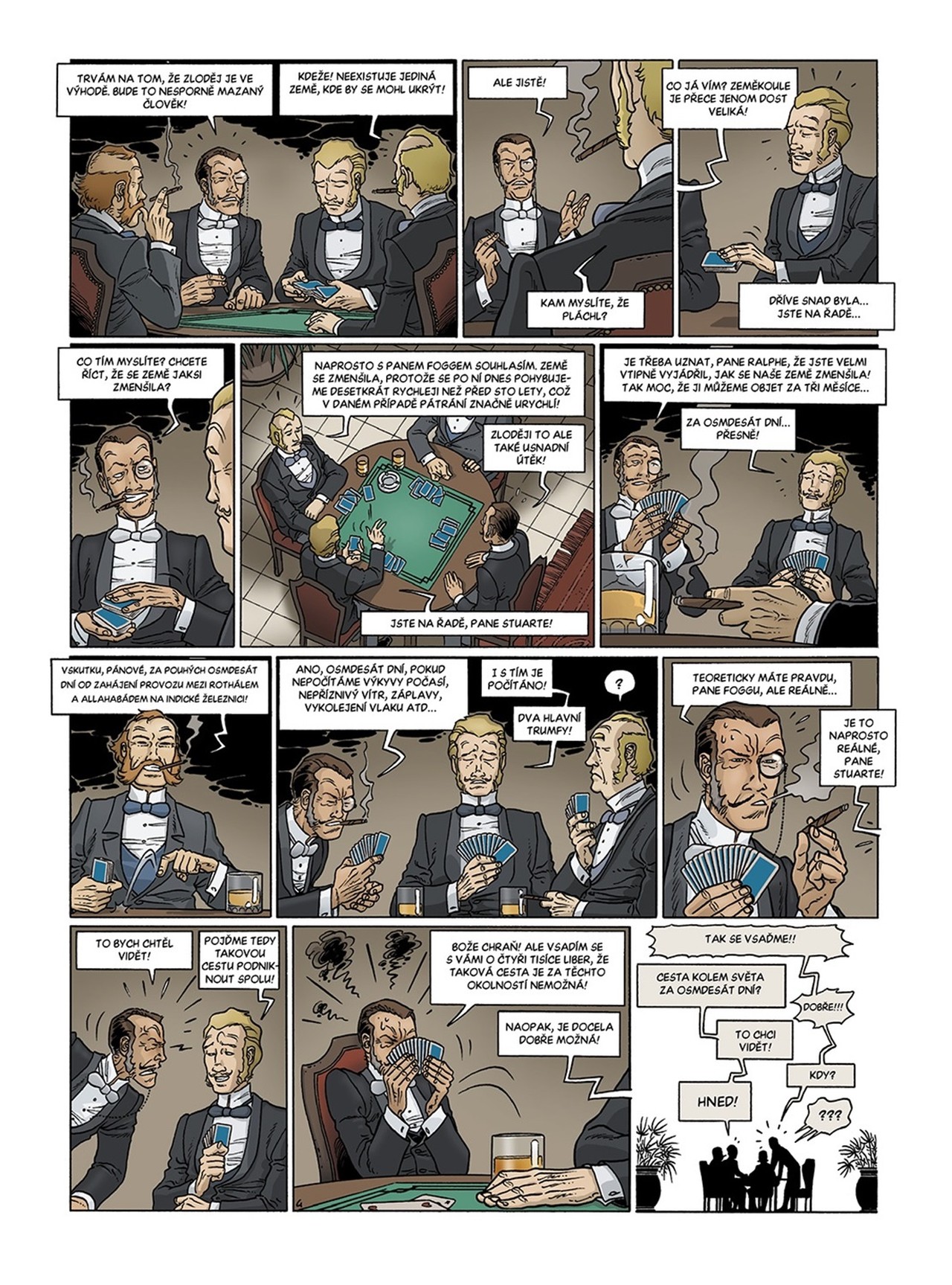 Slovart Cesta kolem světa za 80 dní - Velká díla světové literatury v komiksu Obrázek