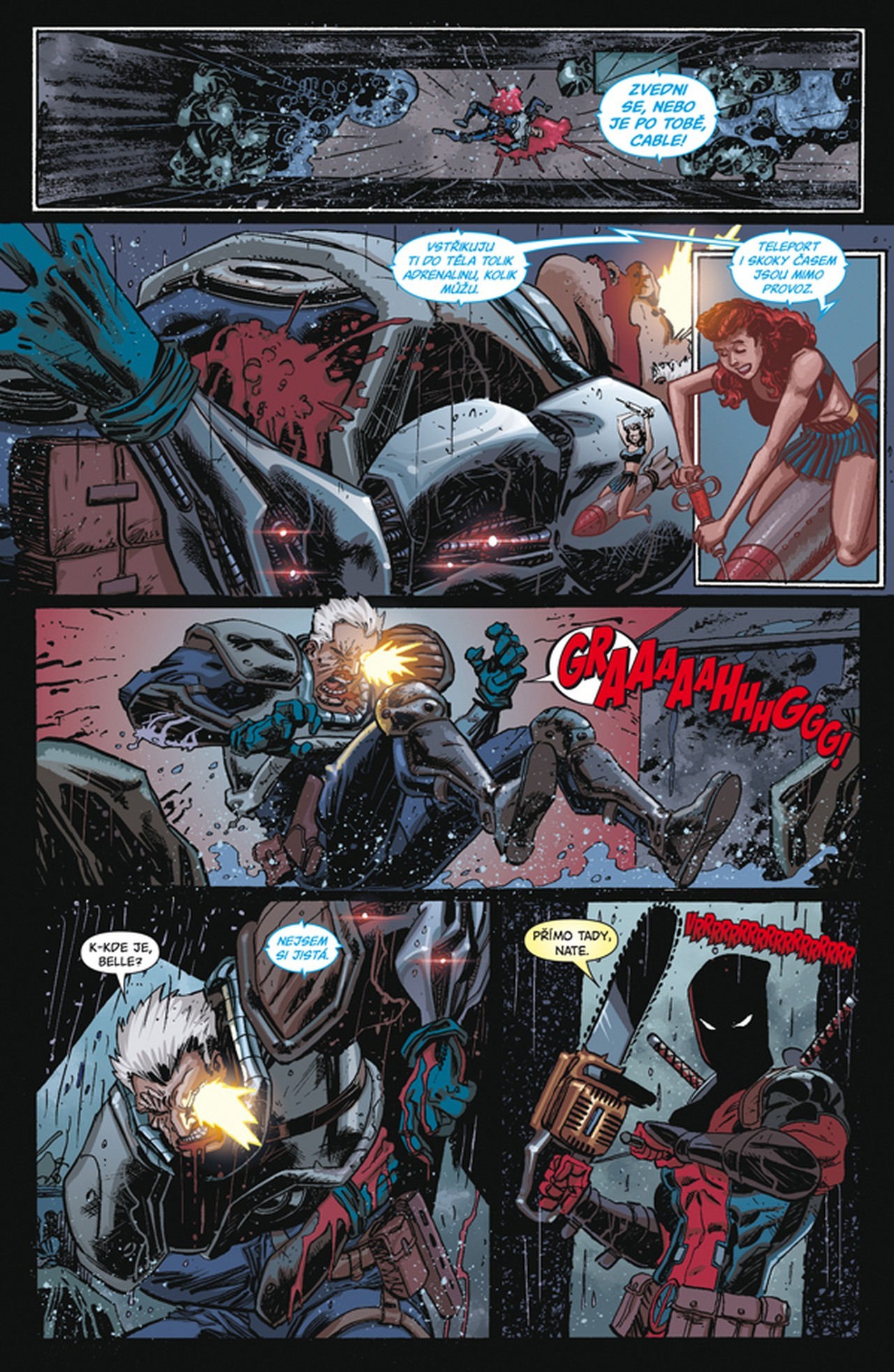 Crew Opovrženíhodný Deadpool 1: Deadpool vraždí Cablea Obrázek