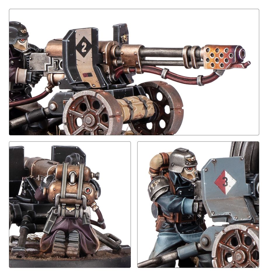 Games Workshop Astra Militarum: Krieg Heavy Weapons Squad Obrázek