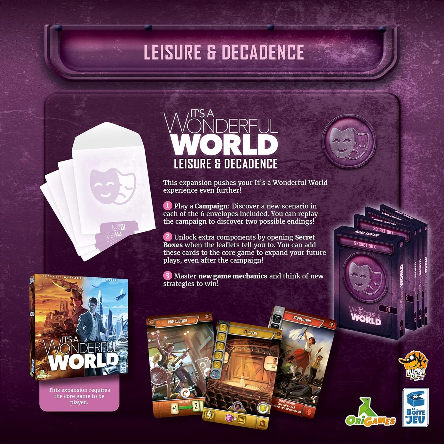 La Boite de Jeu It's a Wonderful World: Leisure & Decadence Obrázek