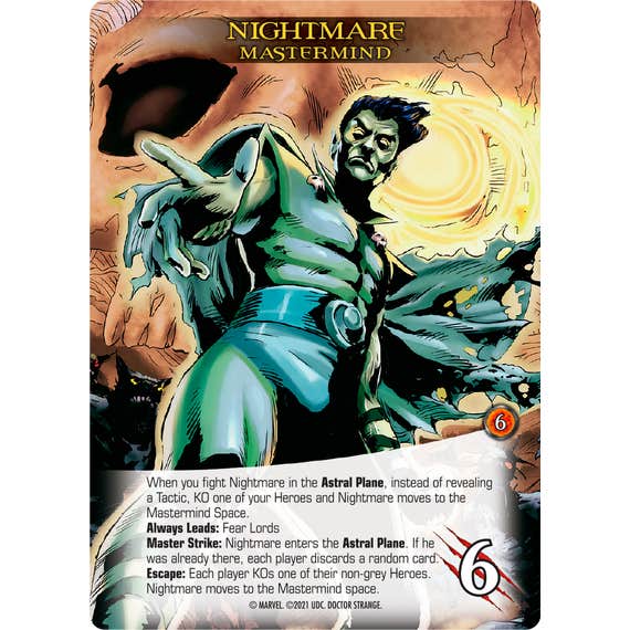 Upper Deck Legendary: A Marvel Deck Building Game – Doctor Strange and The Shadows of Nightmare EN Obrázek