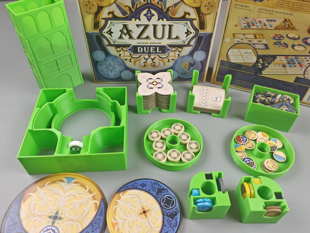 inserty.cz Azul Duel - Insert (černý, 080) NENÍ HRA! Insert: Azul Duel