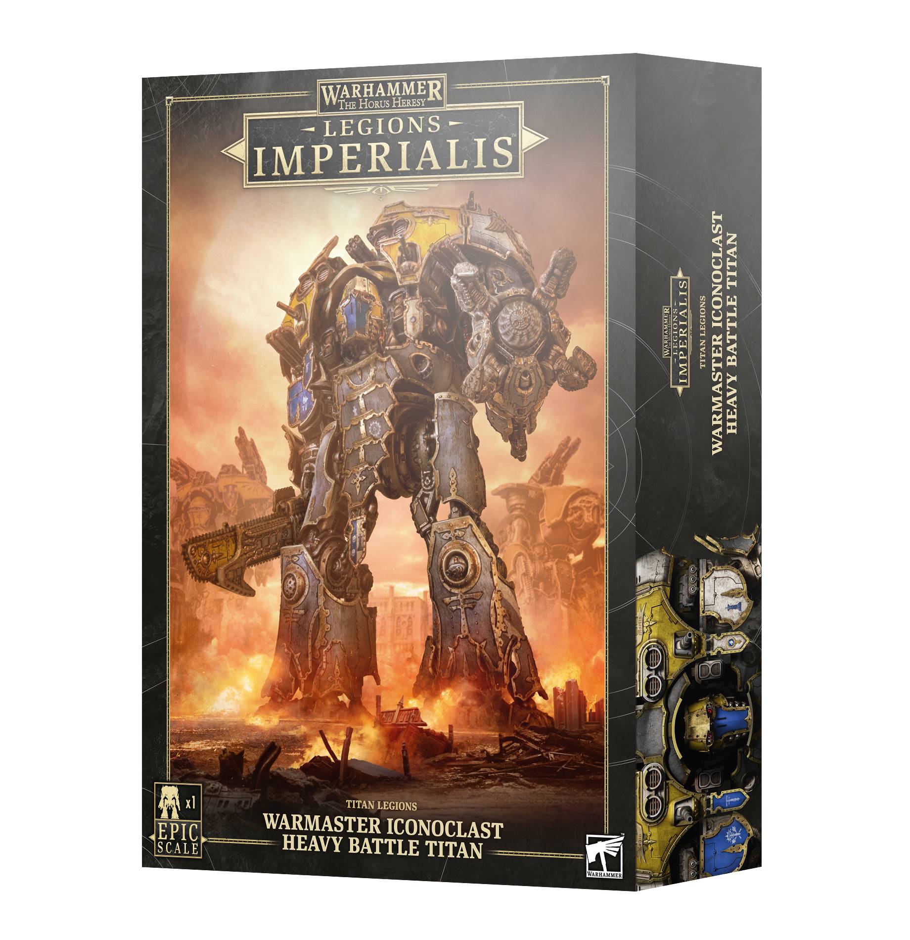 Games Workshop Poškozené - Warhammer The Horus Heresy - Warmaster Iconoclast Heavy Battle Titan - Epic Scale