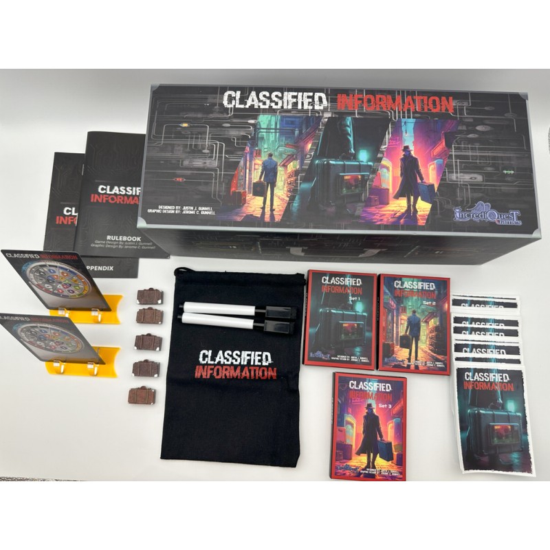 IncrediQuest Games Classified Information Deluxe EN Obrázek