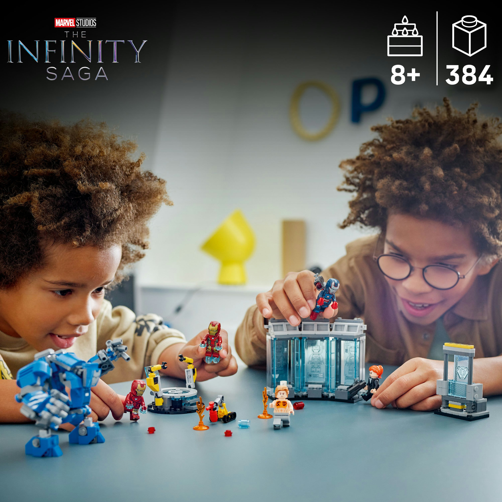 LEGO LEGO® Marvel Iron Man a jeho laboratoř: Síň brnění 76315 Obrázek