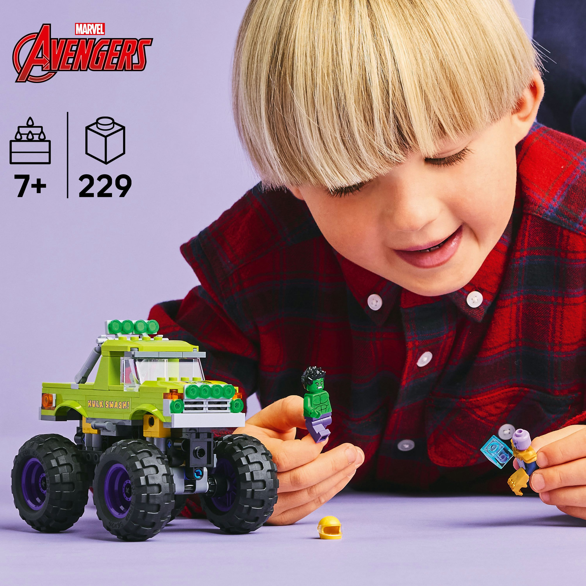 LEGO LEGO® Marvel Hulkův truck vs. Thanos 76312 Obrázek