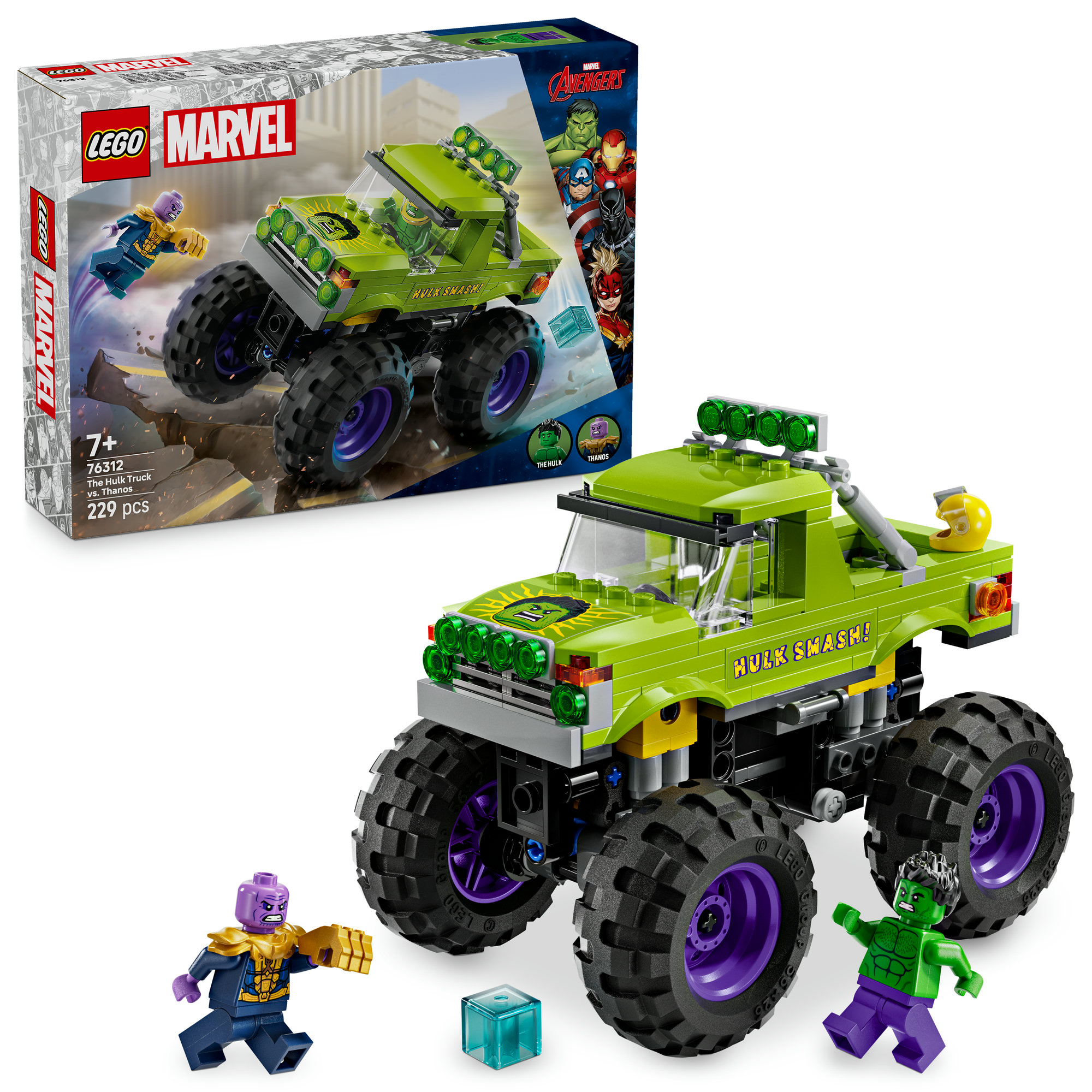 LEGO LEGO® Marvel Hulkův truck vs. Thanos 76312 Obrázek