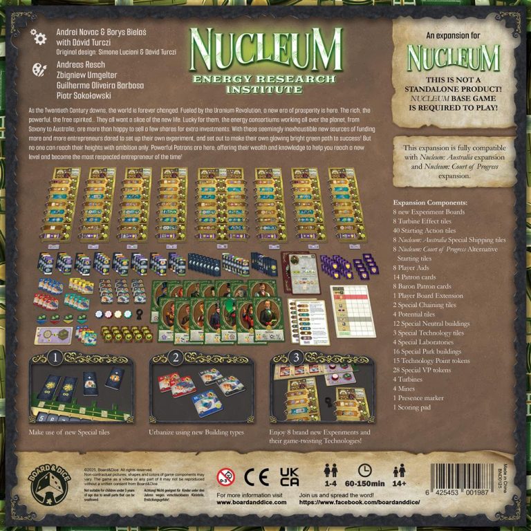 Board&Dice Nucleum: Energy Research Institute - EN Obrázek