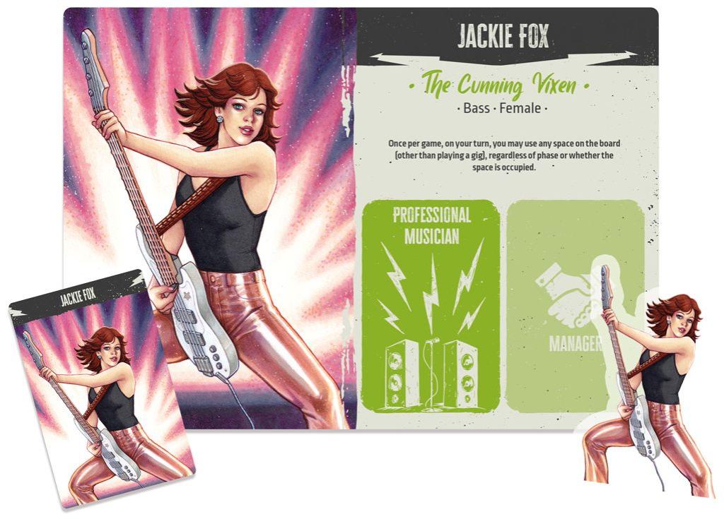 Devir Rock Hard: 1977 – Jackie Fox Promo Character Prormo
