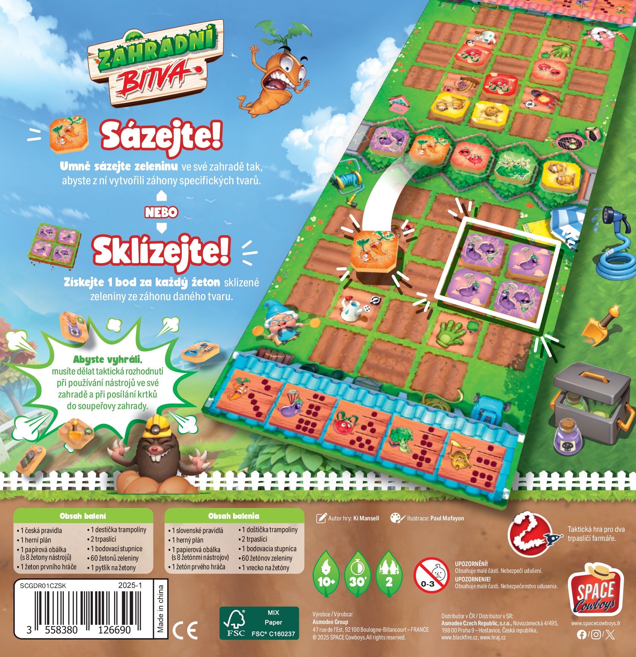 Asmodee Czech Republic Zahradní bitva Obrázek