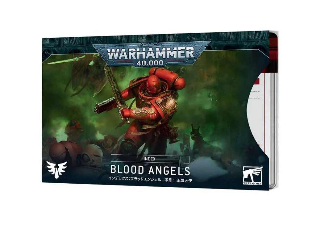 Games Workshop Warhammer 40000: Index Cards – Blood Angels