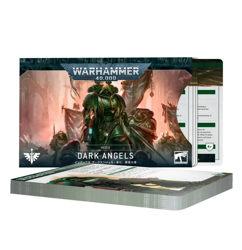 Games Workshop Warhammer 40000: Index Cards – Dark Angels Obrázek