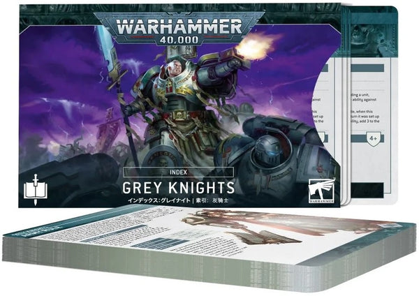 Games Workshop Warhammer 40000: Index Cards – Grey Knights Obrázek