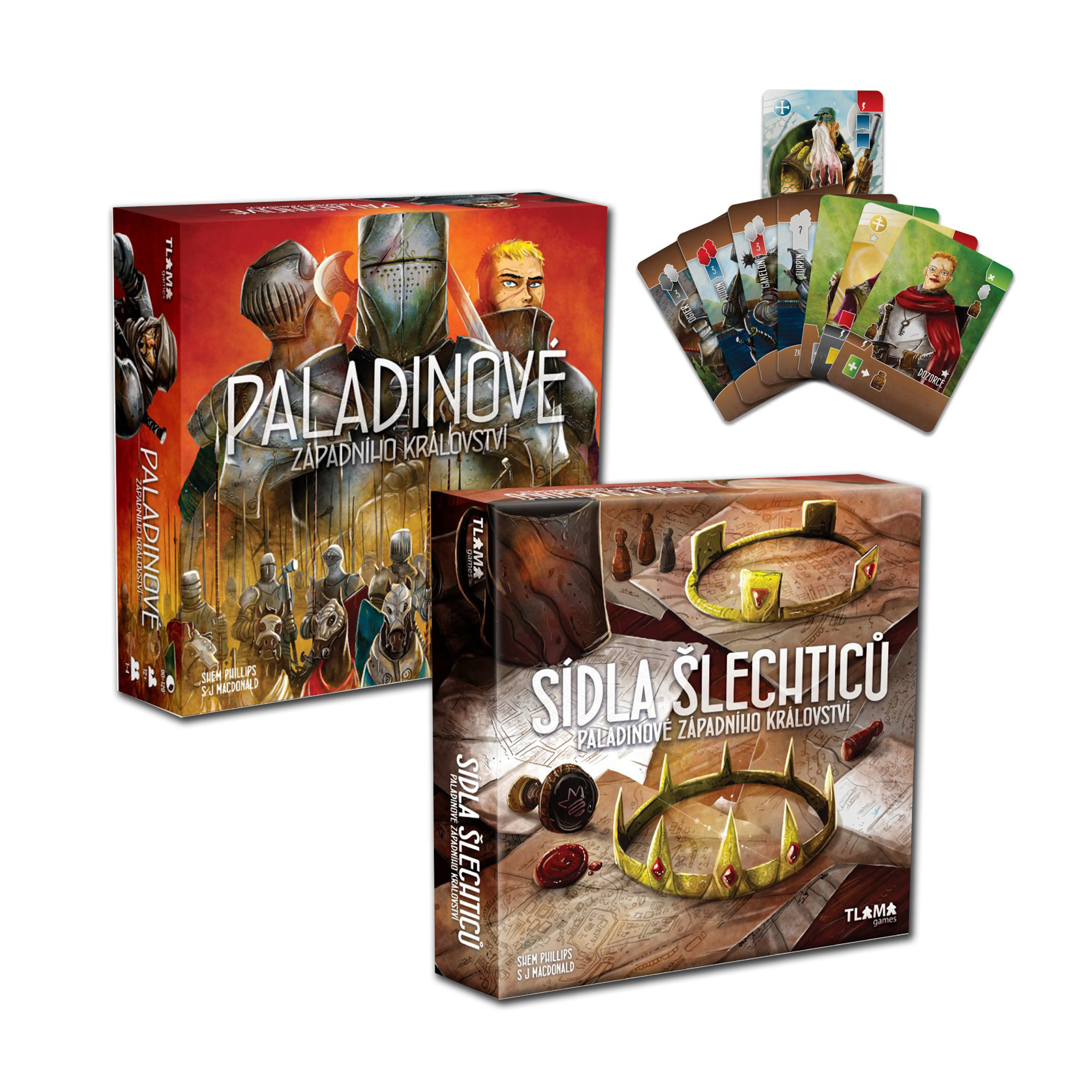 TLAMA games Paladinové Západního království + Sídla šlechticů + promo balíček