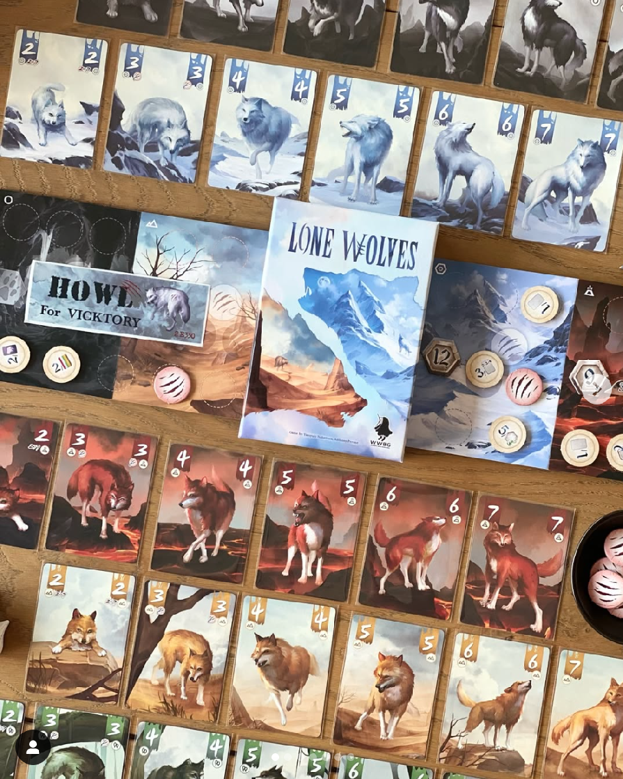 Wonderful World Board Games Lone Wolves Obrázek
