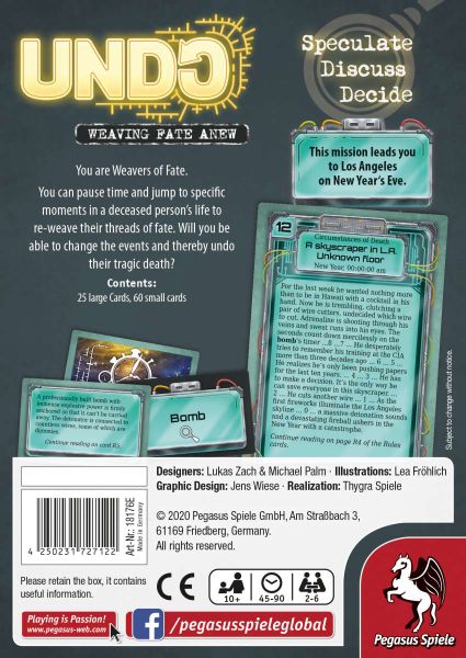 Pegasus Spiele UNDO - 600 Seconds Obrázek