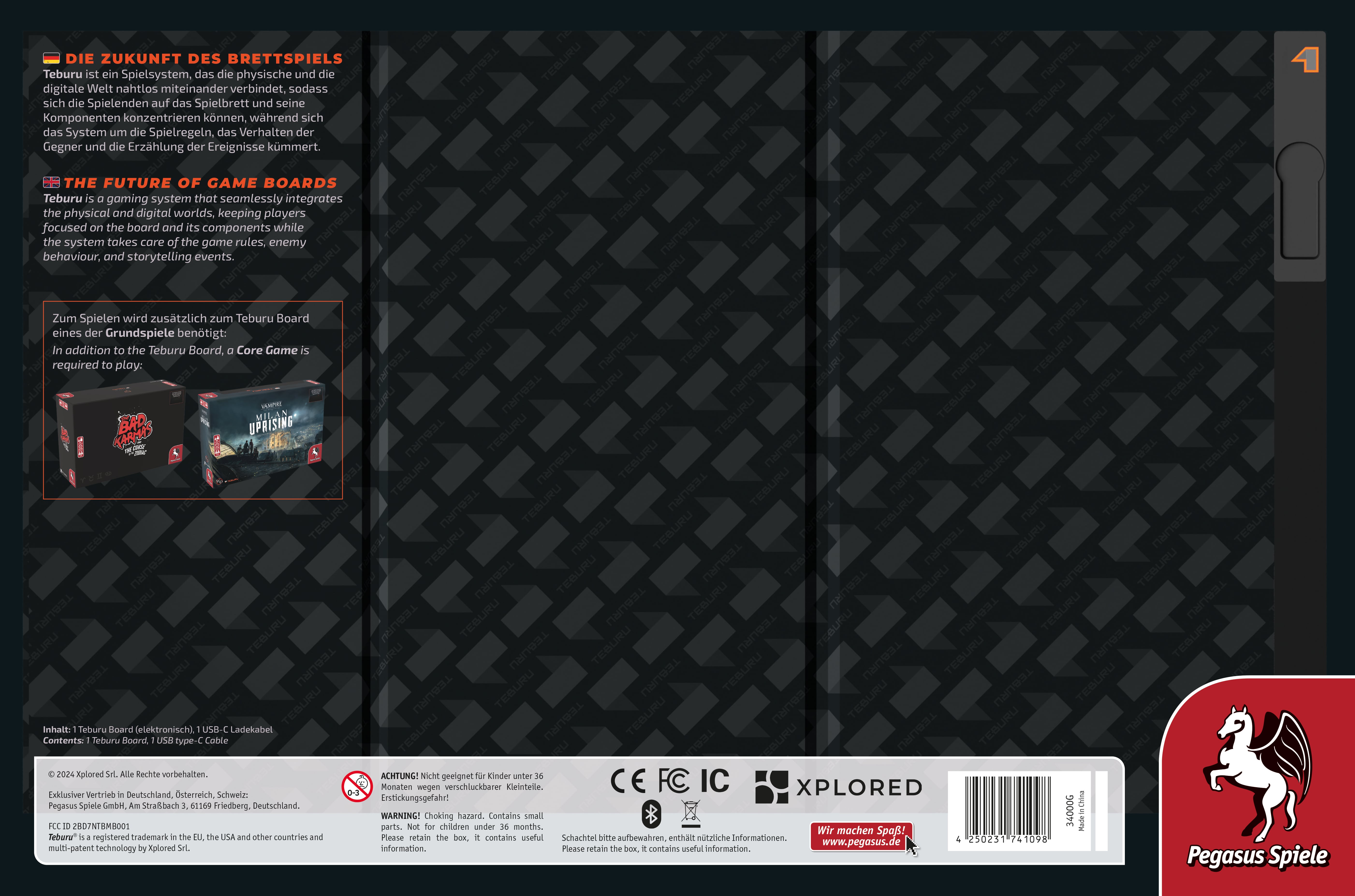 Pegasus Spiele Teburu Board Obrázek