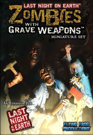 Flying Frog Productions Last Night on Earth: Zombies with Grave Weapons Miniatures Set EN