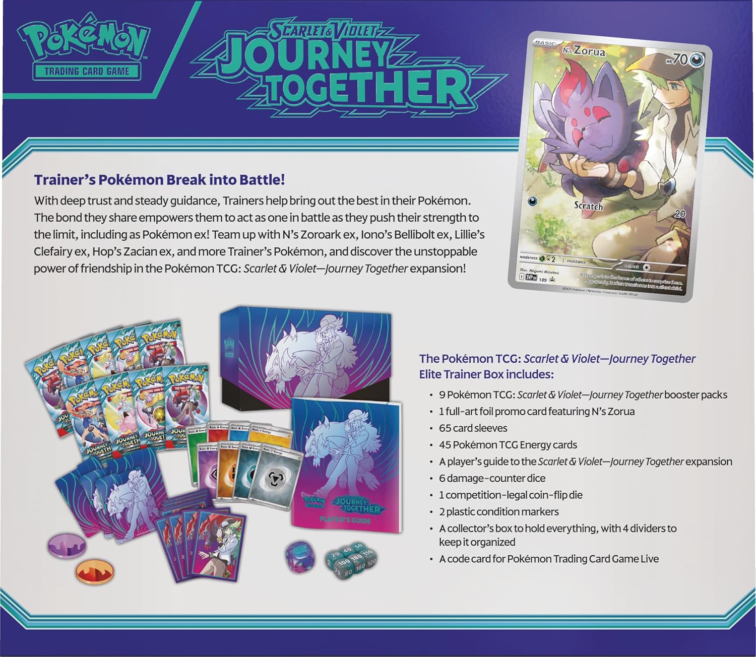 Nintendo Pokemon TCG: Scarlet & Violet—Journey Together Elite Trainer Box Obrázek