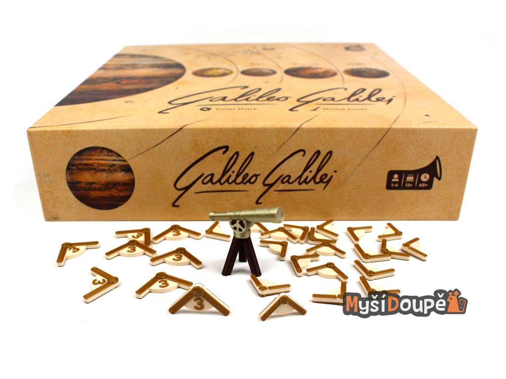 Myší Doupě Galileo Galilei - Žeton prvního hráče a kvadranty