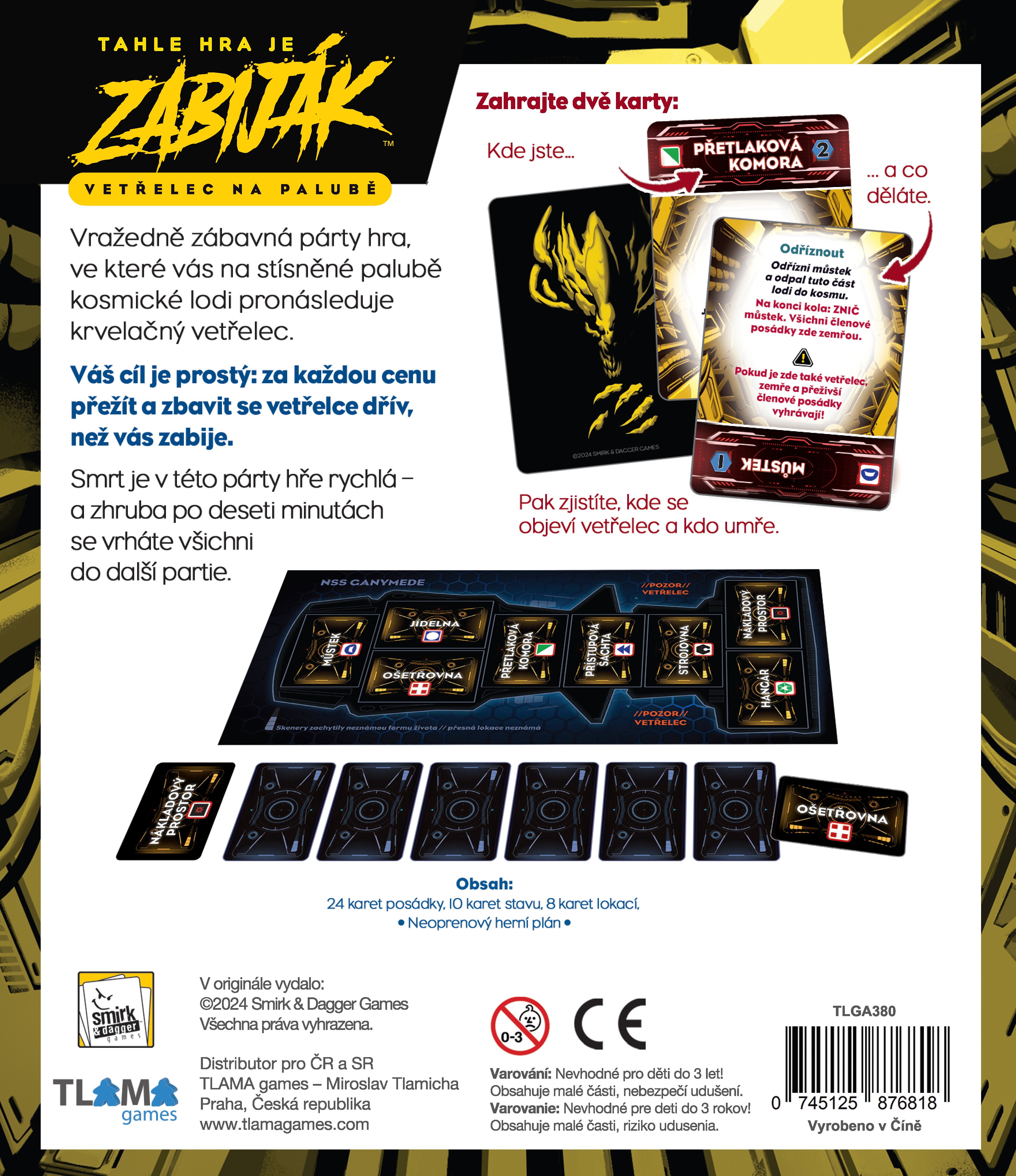 TLAMA games Tahle hra je zabiják: Vetřelec na palubě Obrázek