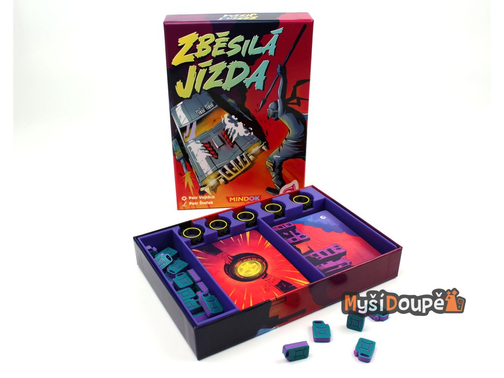 Myší Doupě Zběsilá jízda - Insert + žetony NENÍ HRA! Insert pro hru Zběsilá jízda.