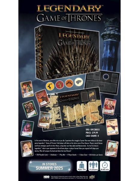 Upper Deck Legendary: Game of Thrones Deck-Building Game Obrázek