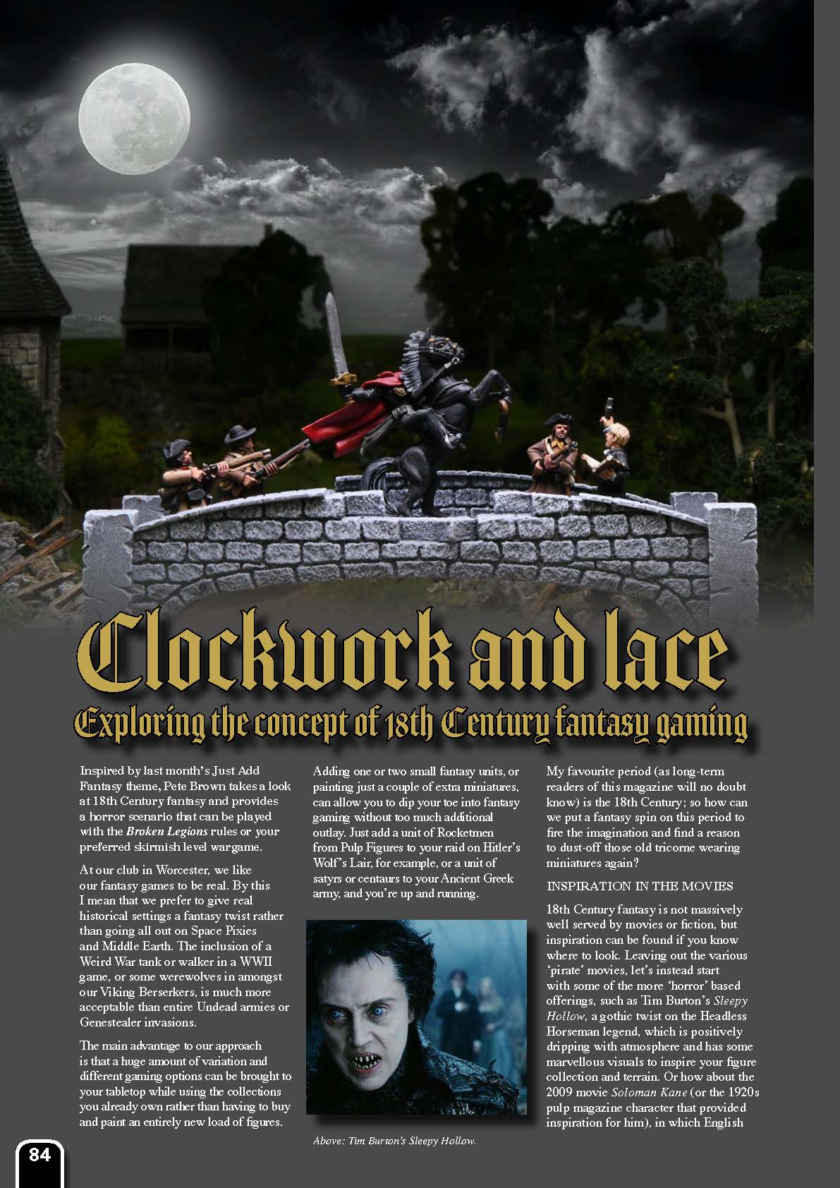 Warlord Games Wargames Illustrated WI40 November 2021 Edition Obrázek