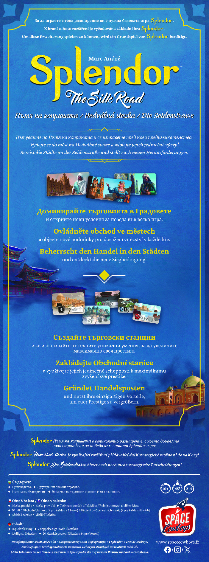 Asmodee Czech Republic Splendor: Hedvábná stezka Obrázek