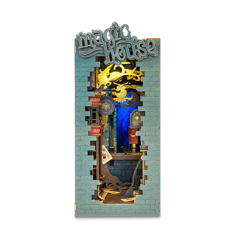 RoboTime Puzzle: Kouzelnická ulička (Zarážka na knihy)