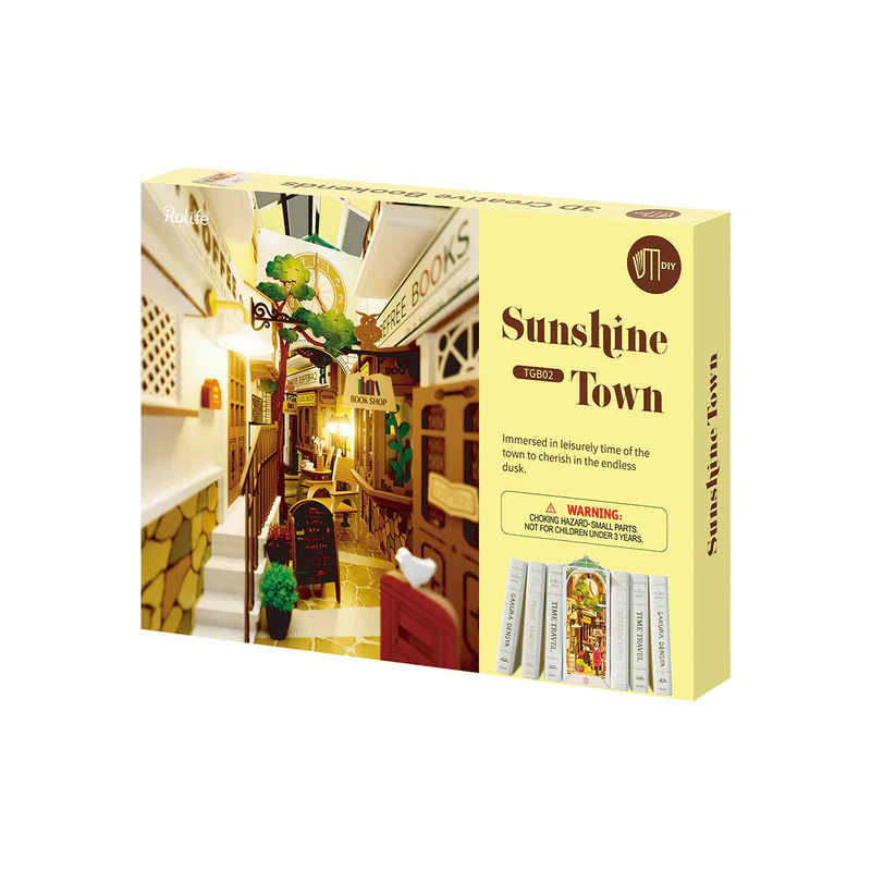 RoboTime Puzzle: Slunečné městečko (Zarážka na knihy)