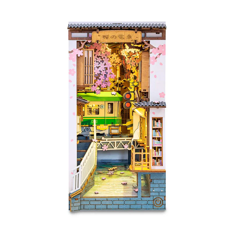 RoboTime Puzzle: Sakurová ulička (Zarážka na knihy)