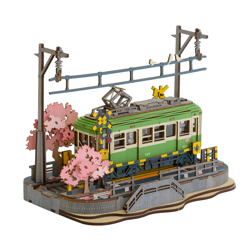 RoboTime Puzzle: Stanice se sakurami (3D skládačka)