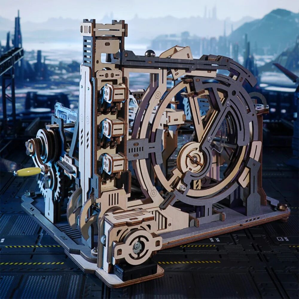 RoboTime puzzle: Kosmodrom kuličková dráha (3D skládačka)
