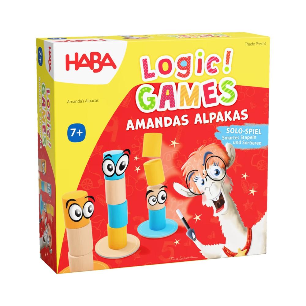 Haba Logic! GAMES Logická hra pro děti Lama Alpaka Amanda