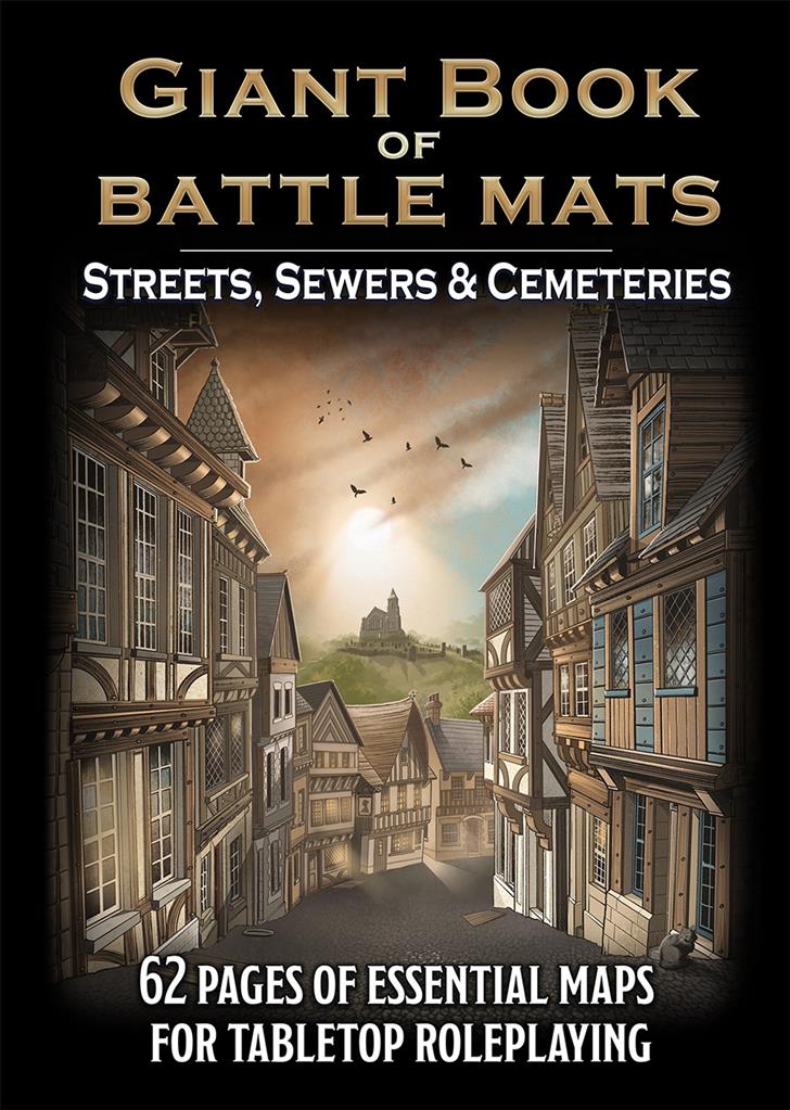 Loke Battle Mats Giant Book of Battle Mats - Streets, Sewers & Cemeteries