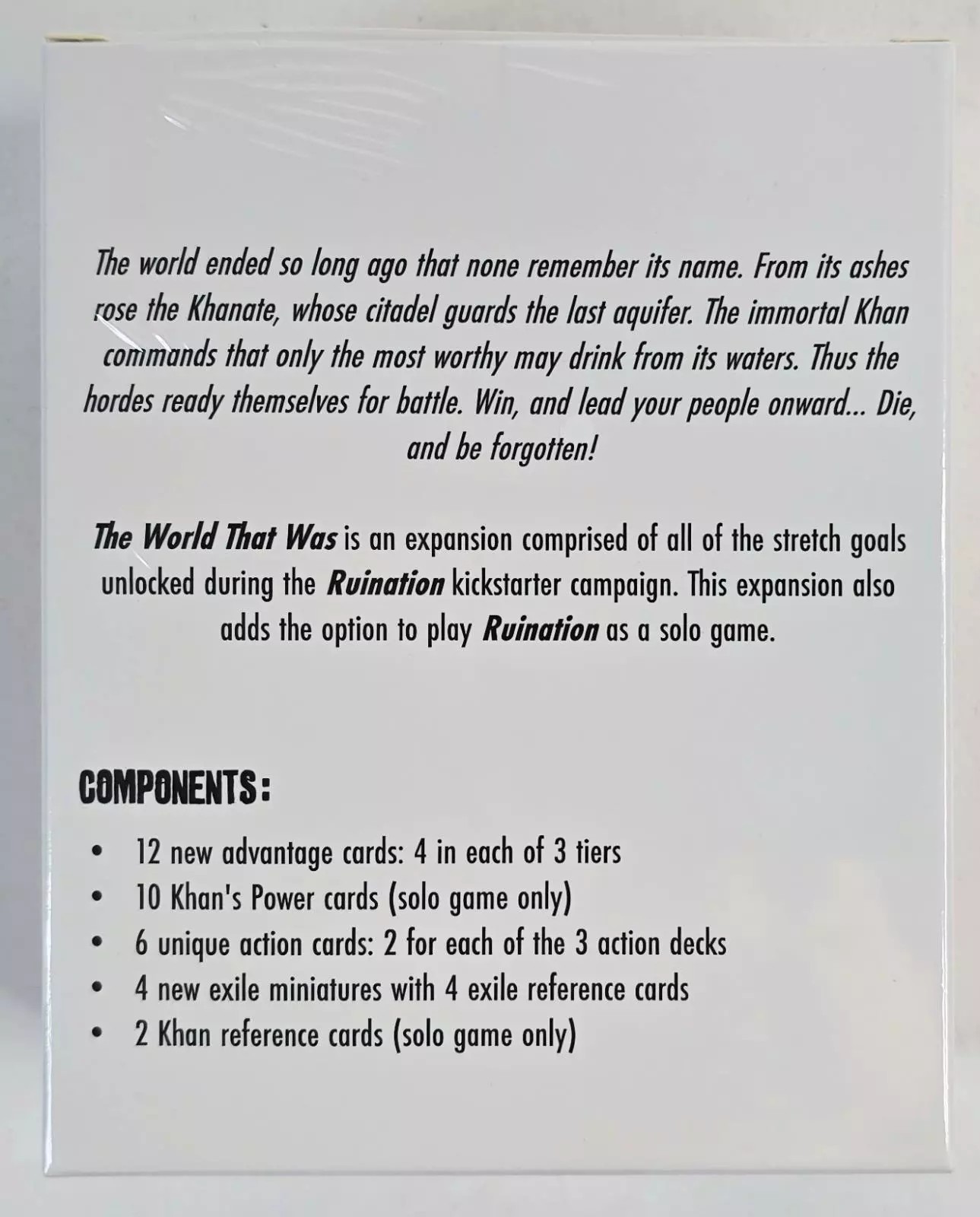 Kollosal Games Ruination : The World That Was